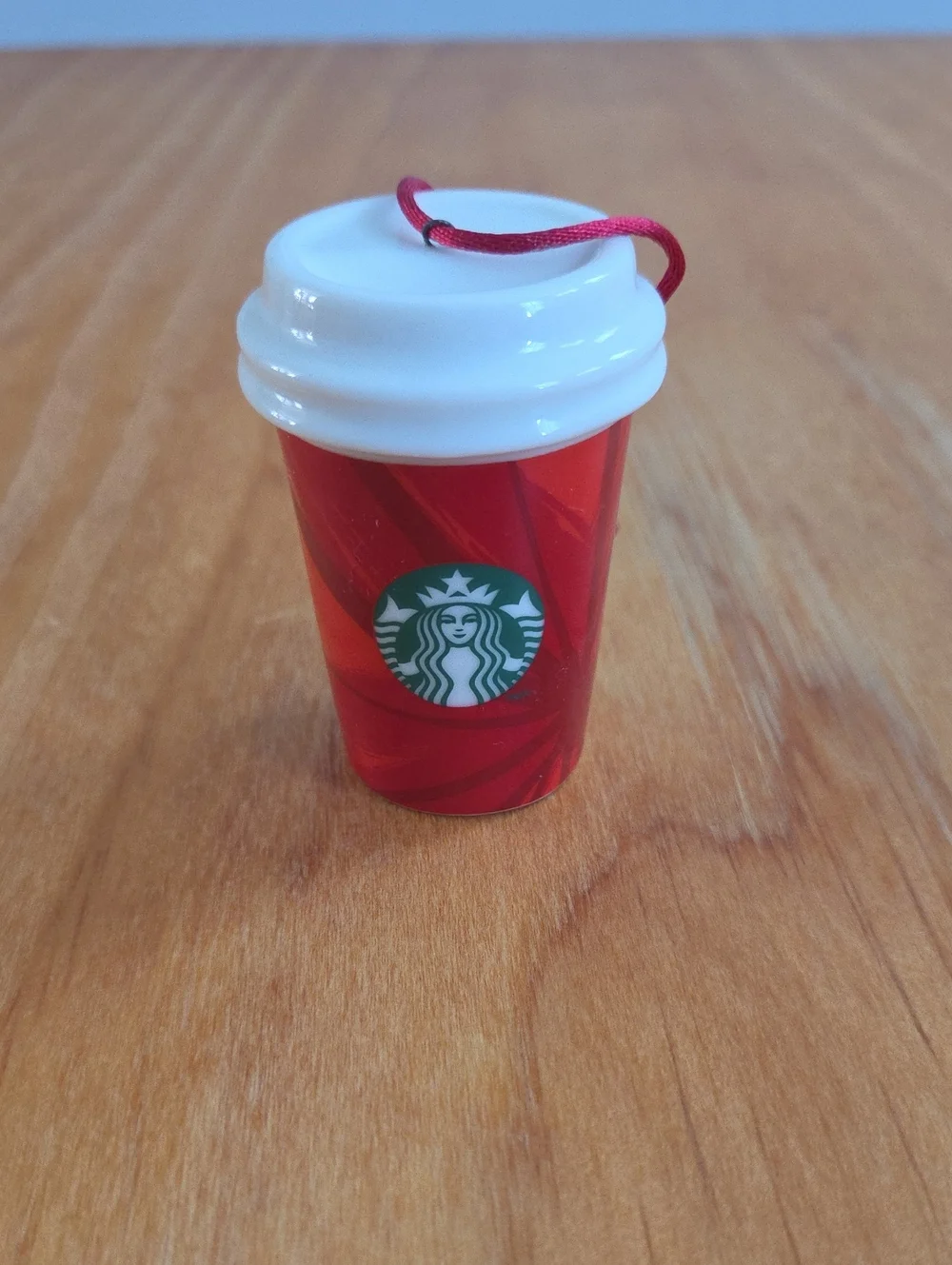 Starbucks Red Mini Cup Ornament 2014